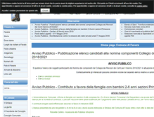Tablet Screenshot of comune.favara.ag.it